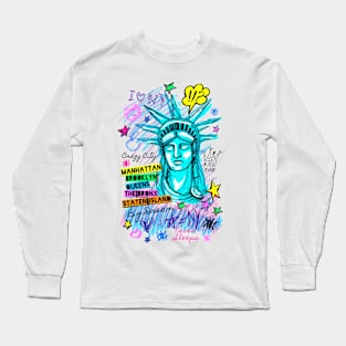 Manhattan I love New York Long Sleeve T-Shirt